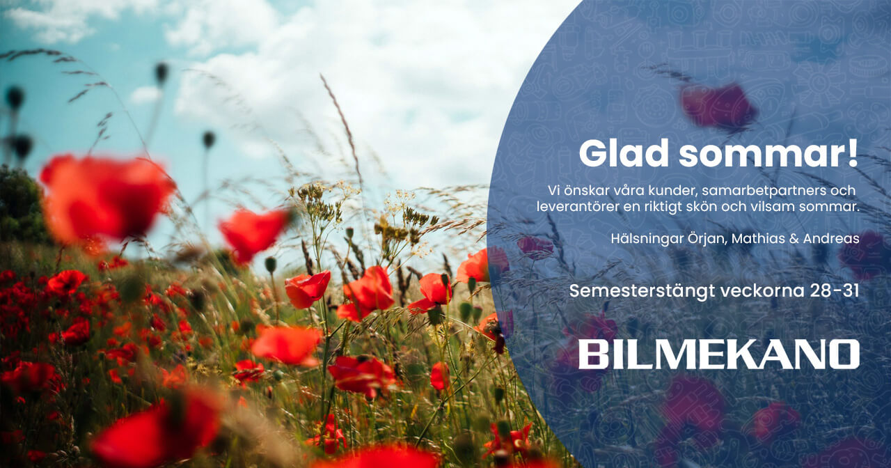 Glad sommar önskar Bilmekano!